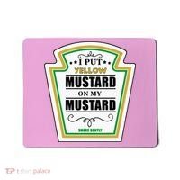 I Put Mustard On My Mustard Halloween Couple Team Mousepad thumb 0