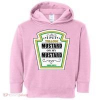 I Put Mustard On My Mustard Halloween Couple Team Toddler Hoodie thumb 0