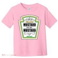 I Put Mustard On My Mustard Halloween Couple Team Toddler T-Shirt thumb 0