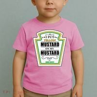 I Put Mustard On My Mustard Halloween Couple Team Toddler T-Shirt thumb 2