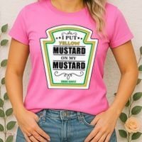 I Put Mustard On My Mustard Halloween Couple Team Women's T-Shirt thumb 2
