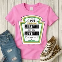 I Put Mustard On My Mustard Halloween Couple Team Women's T-Shirt thumb 3