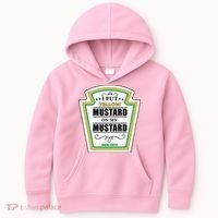 I Put Mustard On My Mustard Halloween Couple Team Kids Hoodie thumb 0