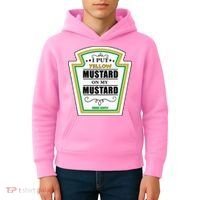 I Put Mustard On My Mustard Halloween Couple Team Kids Hoodie thumb 4