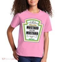 I Put Mustard On My Mustard Halloween Couple Team Kids T-Shirt thumb 2