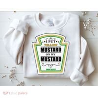 I Put Mustard On My Mustard Halloween Couple Team Sweatshirt thumb 2