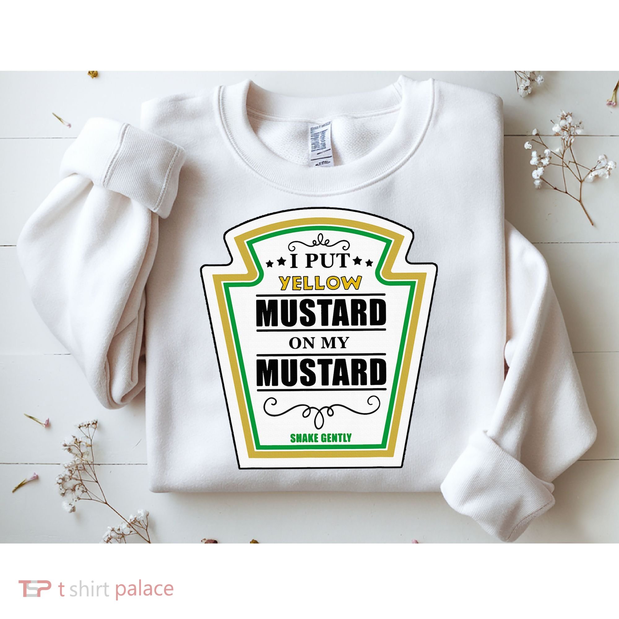 I Put Mustard On My Mustard Halloween Couple Team Sweatshirt