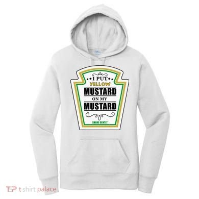 I Put Mustard On My Mustard Halloween Couple Team Women's Hoodie