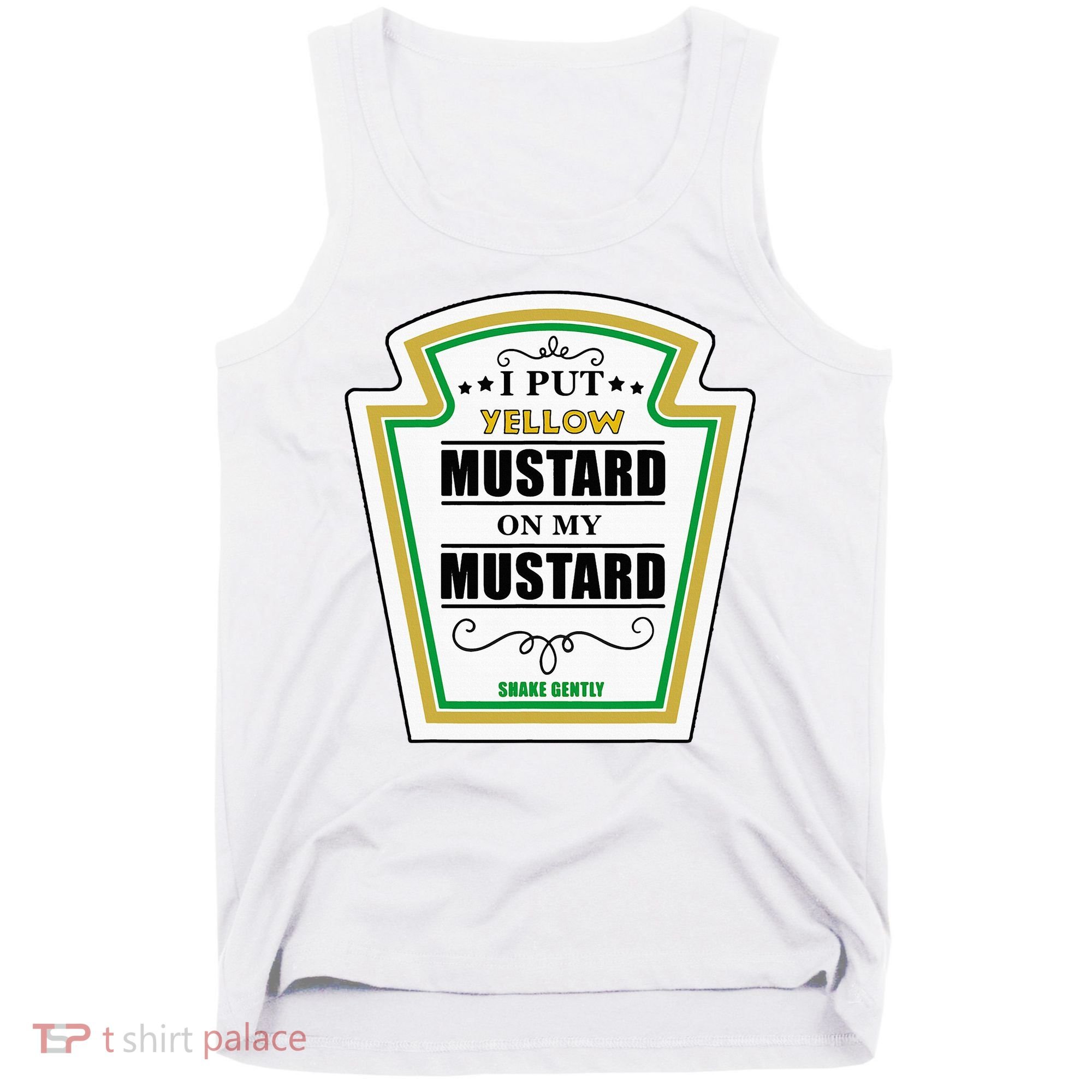 I Put Mustard On My Mustard Halloween Couple Team Tank Top
