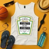 I Put Mustard On My Mustard Halloween Couple Team Tank Top thumb 4