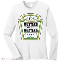 I Put Mustard On My Mustard Halloween Couple Team Women's Long Sleeve Shirt thumb 0