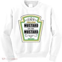 I Put Mustard On My Mustard Halloween Couple Team Kids Sweatshirt thumb 0