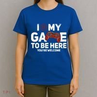 I Paused My Game To Be Here YouRe Welcome Gaming Gamer Gift T-Shirt thumb 4