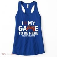 I Paused My Game To Be Here YouRe Welcome Gaming Gamer Gift Women's Tank Top thumb 0