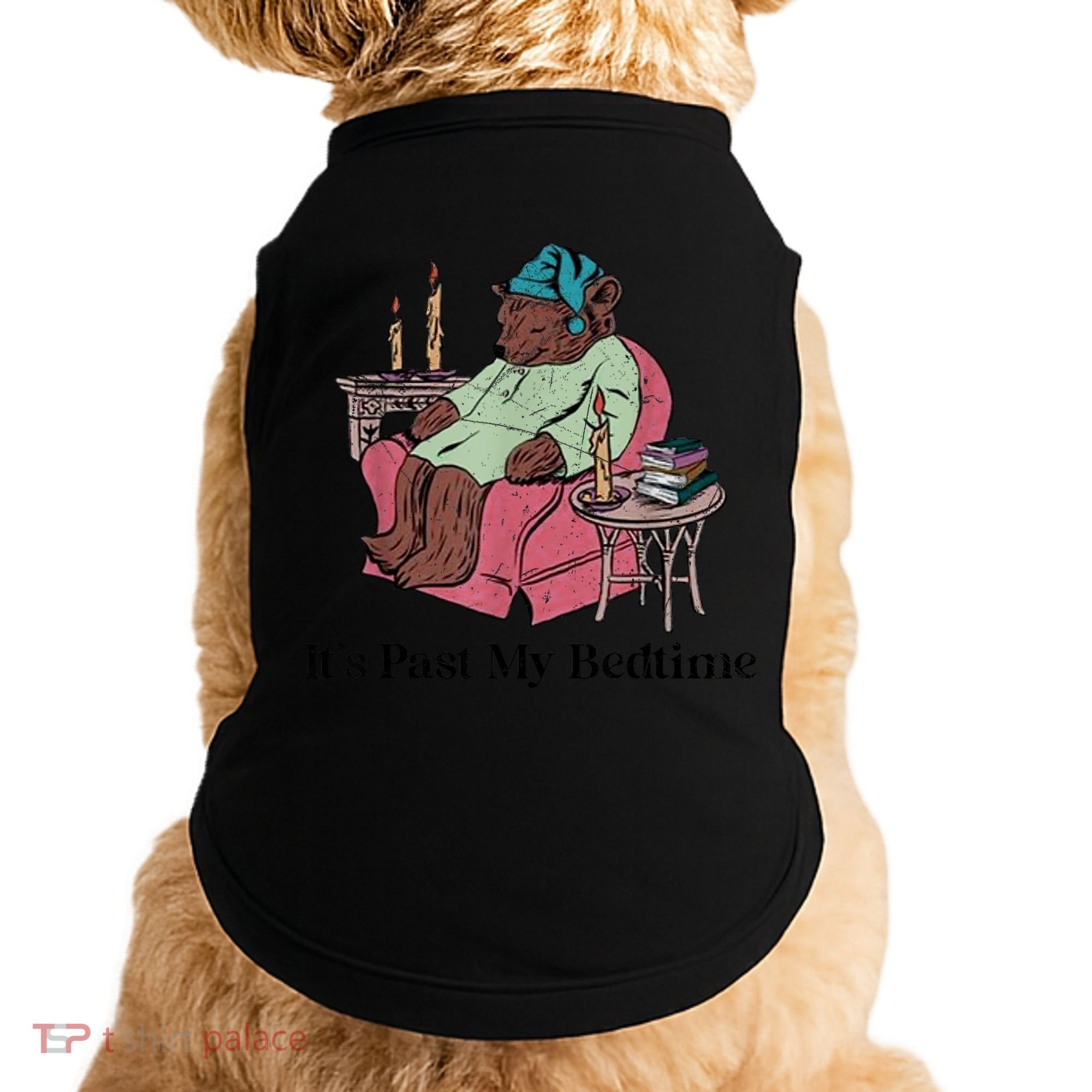 ItS Past My Bedtime Funny Bear Sleeping Doggie Tank