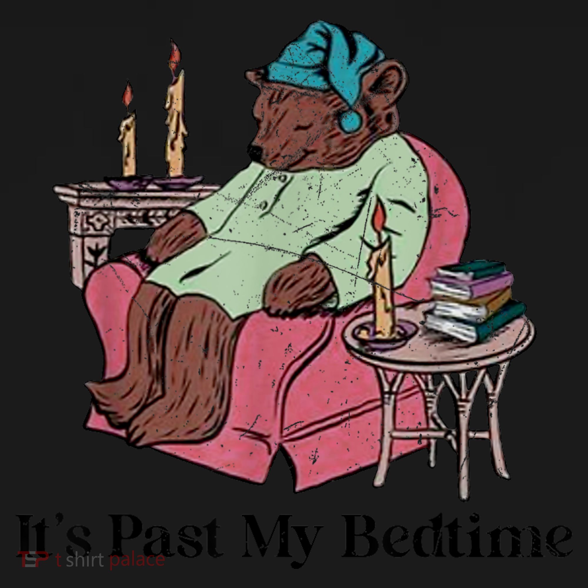 ItS Past My Bedtime Funny Bear Sleeping T-Shirt
