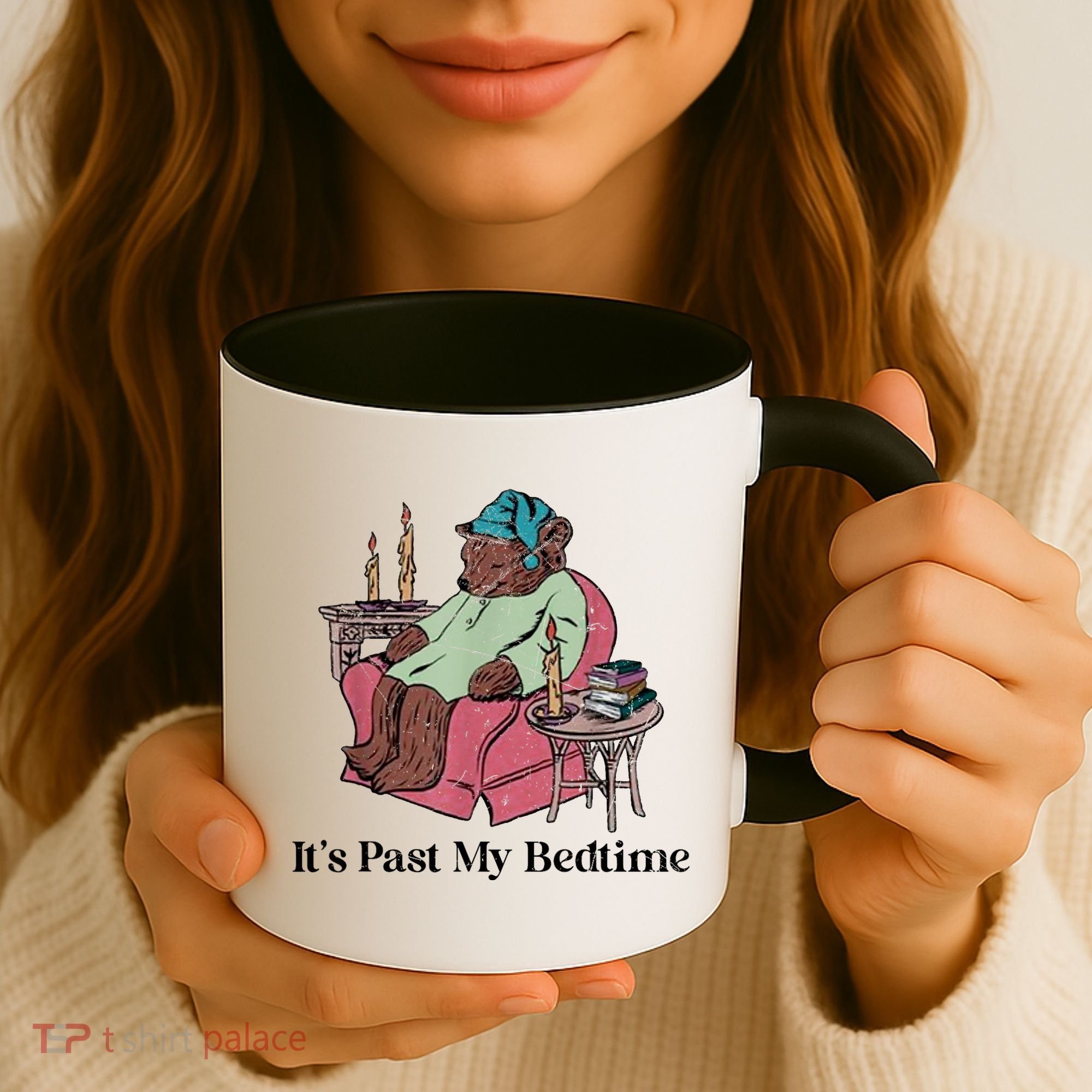 ItS Past My Bedtime Funny Bear Sleeping Coffee Mug