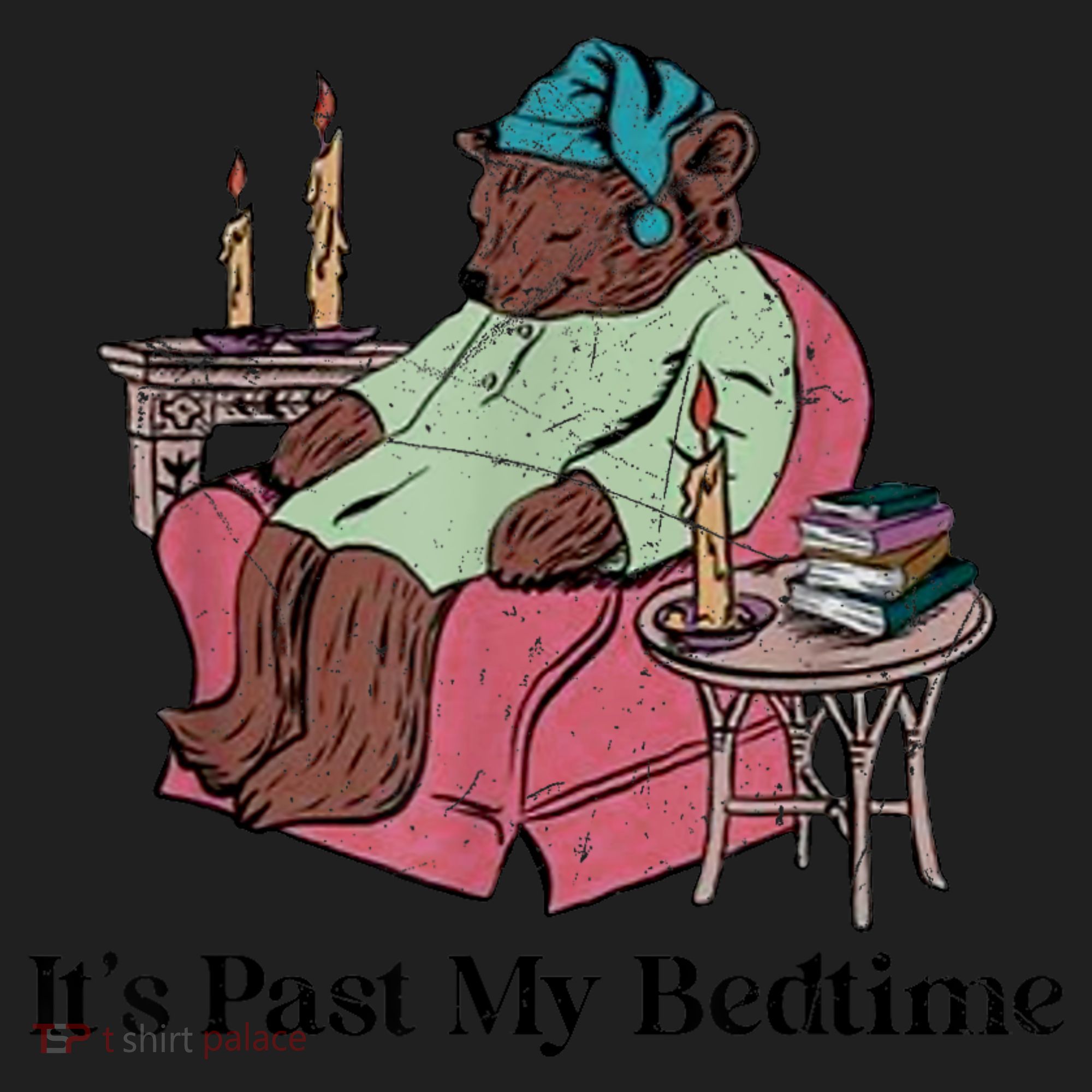 ItS Past My Bedtime Funny Bear Sleeping Beanie