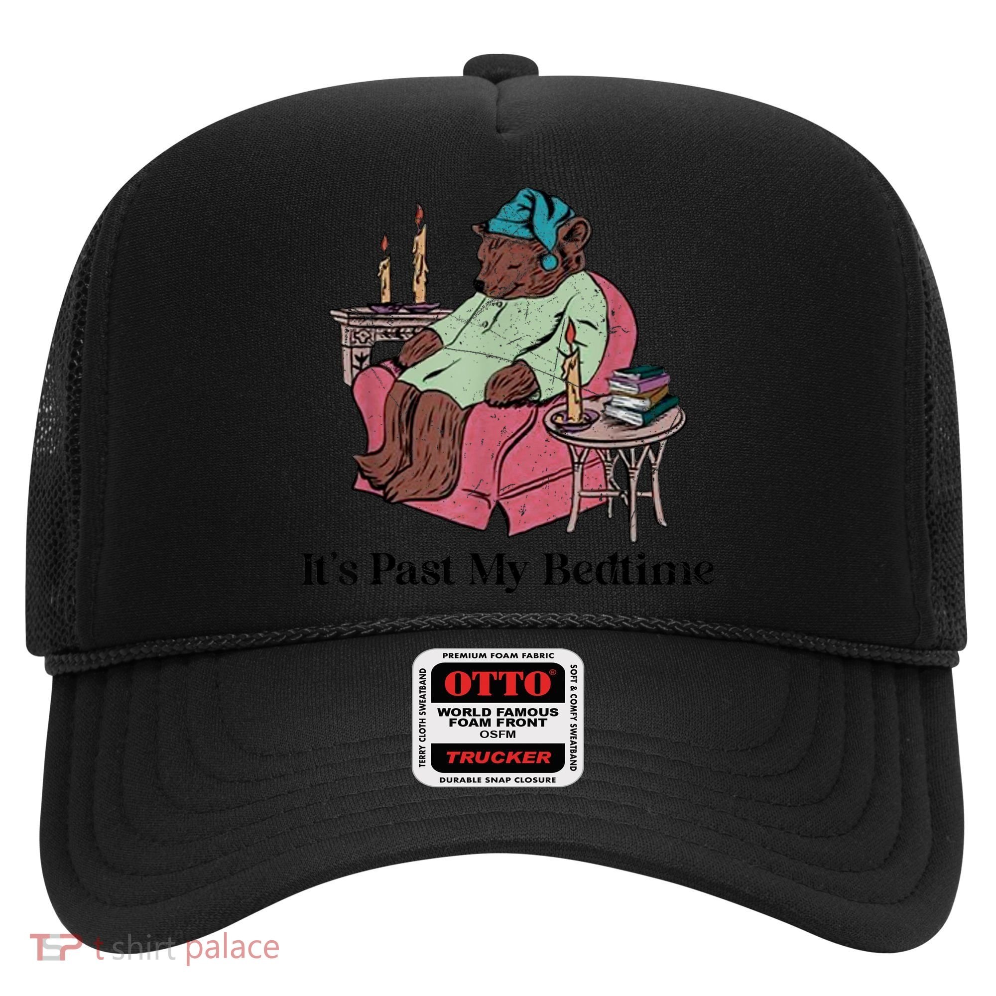 ItS Past My Bedtime Funny Bear Sleeping Hat