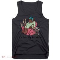 ItS Past My Bedtime Funny Bear Sleeping Tank Top thumb 0