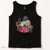 ItS Past My Bedtime Funny Bear Sleeping Tank Top thumb 2