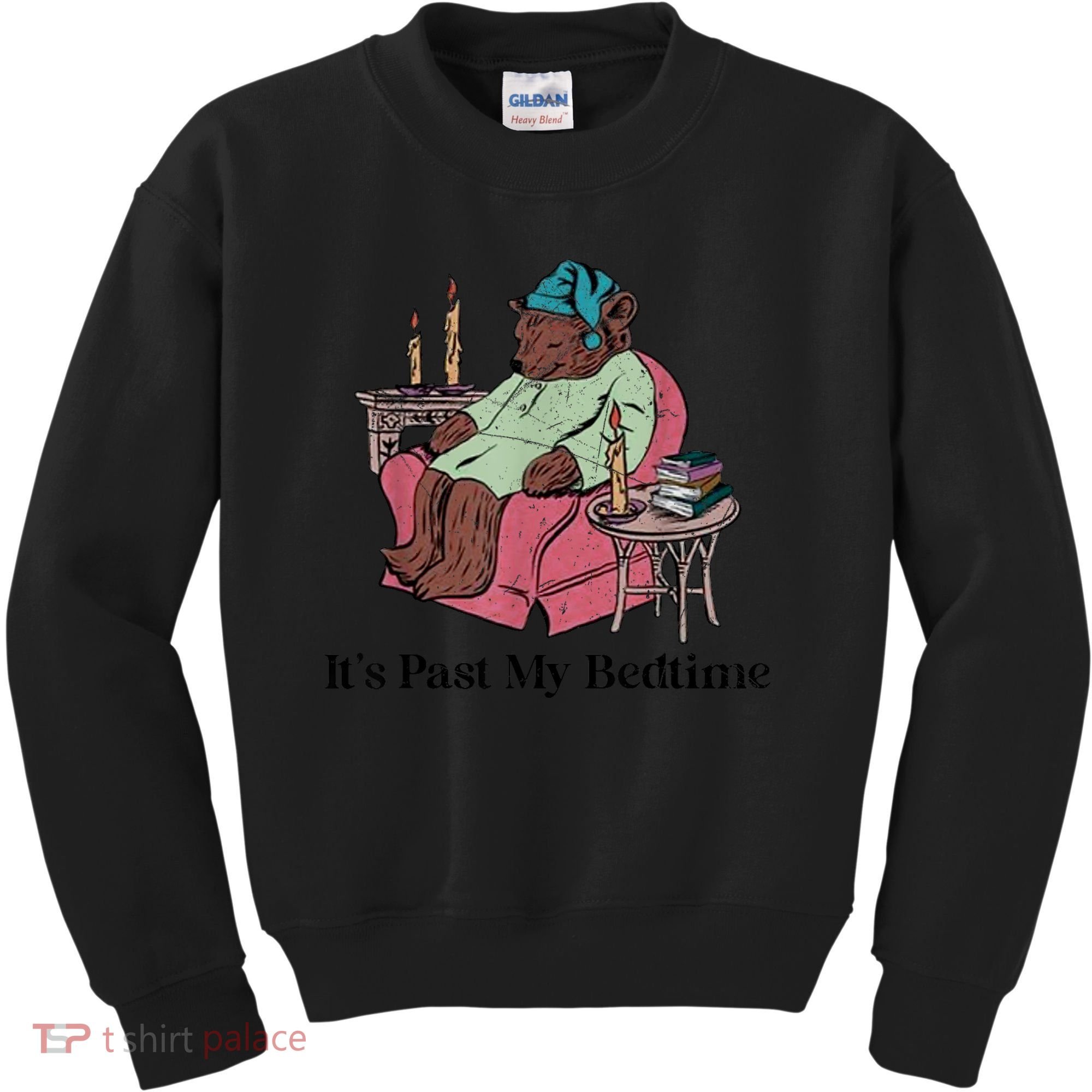 ItS Past My Bedtime Funny Bear Sleeping Kids Sweatshirt