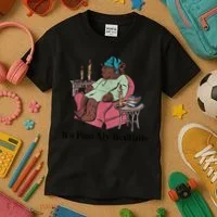 ItS Past My Bedtime Funny Bear Sleeping Kids T-Shirt thumb 3