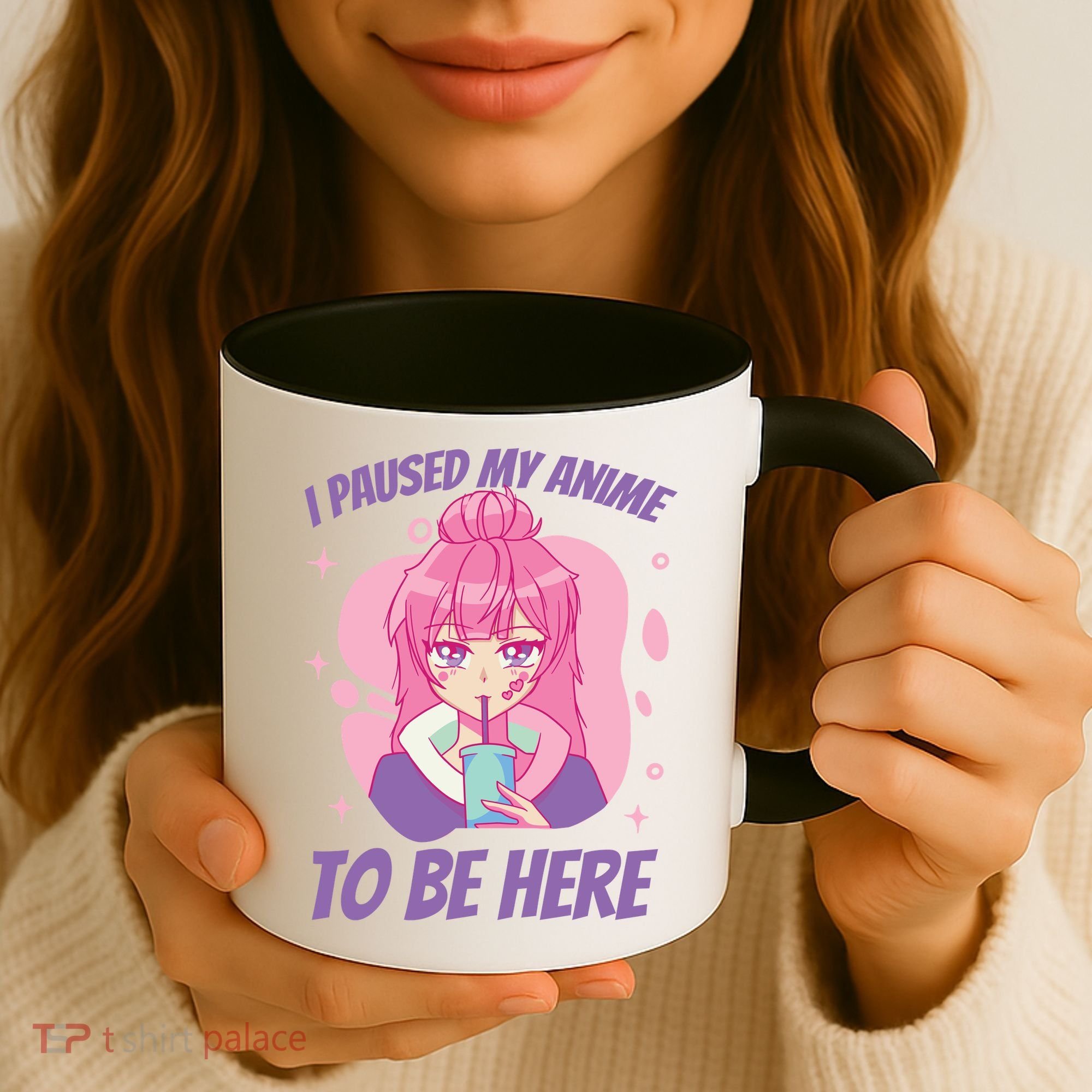 I Paused My Anime To Be Here Coffee Mug