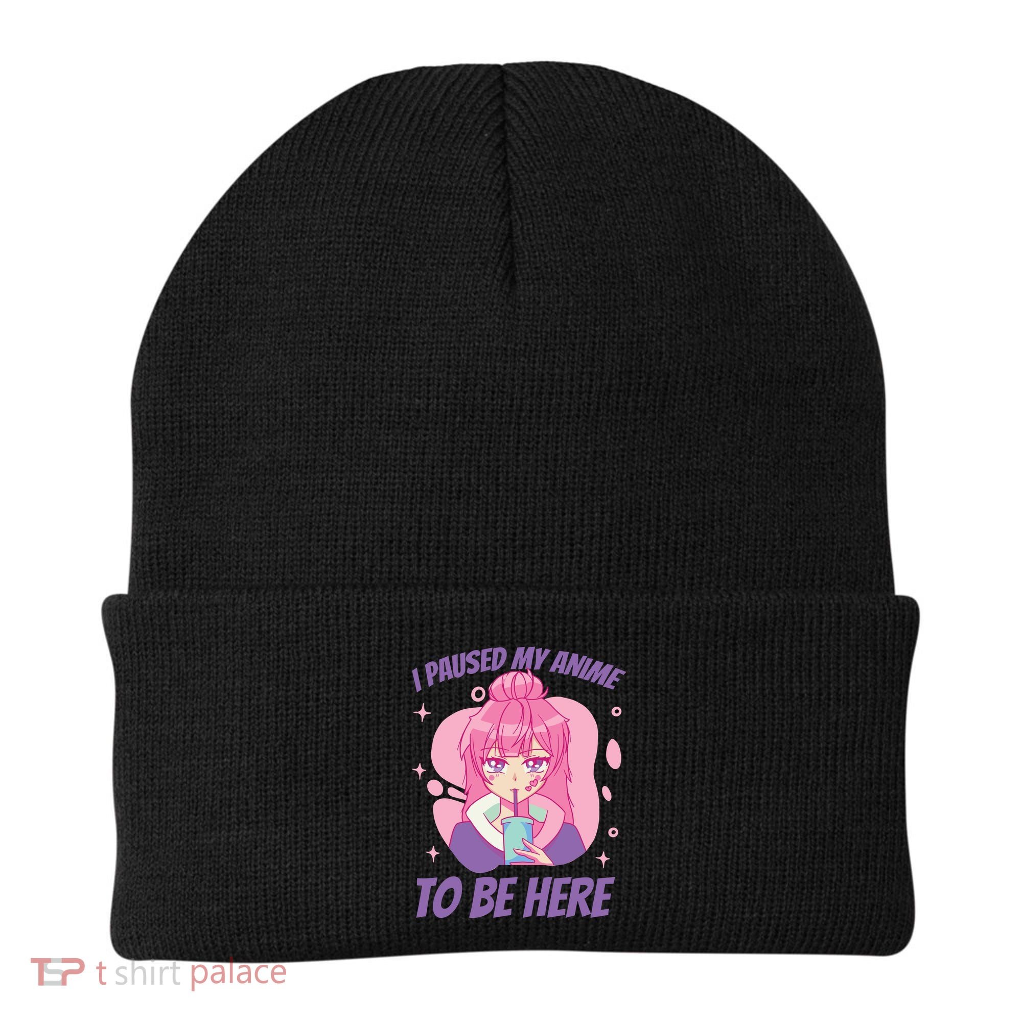 I Paused My Anime To Be Here Beanie