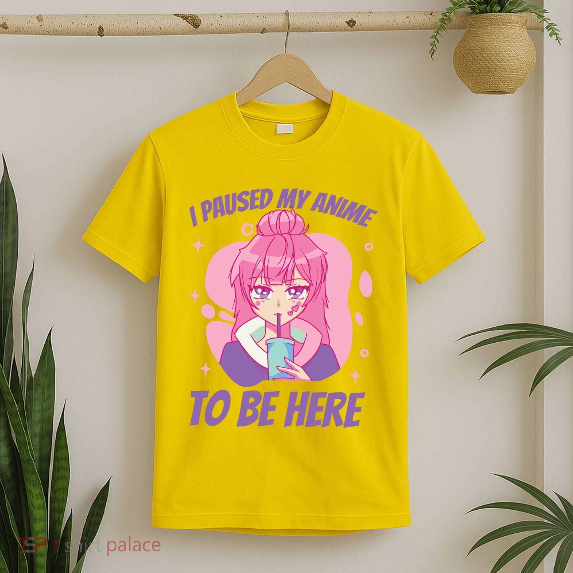 I Paused My Anime To Be Here T-Shirt