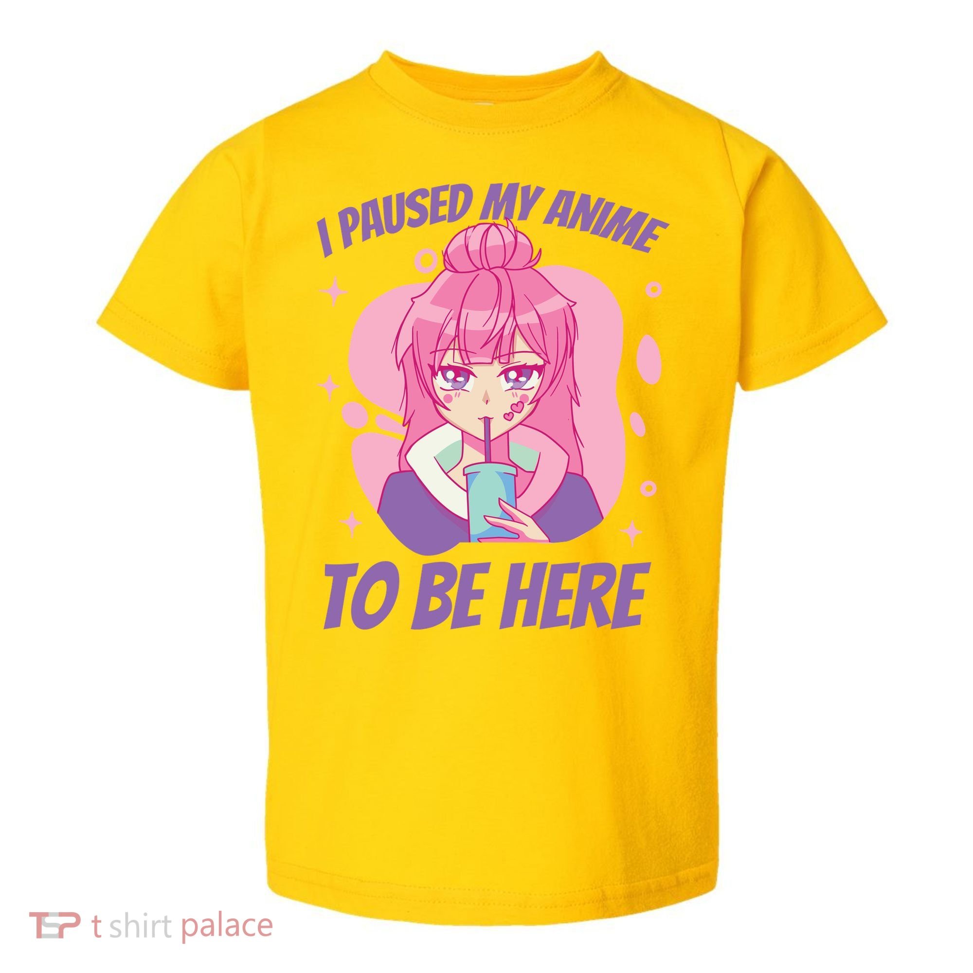 I Paused My Anime To Be Here Toddler T-Shirt