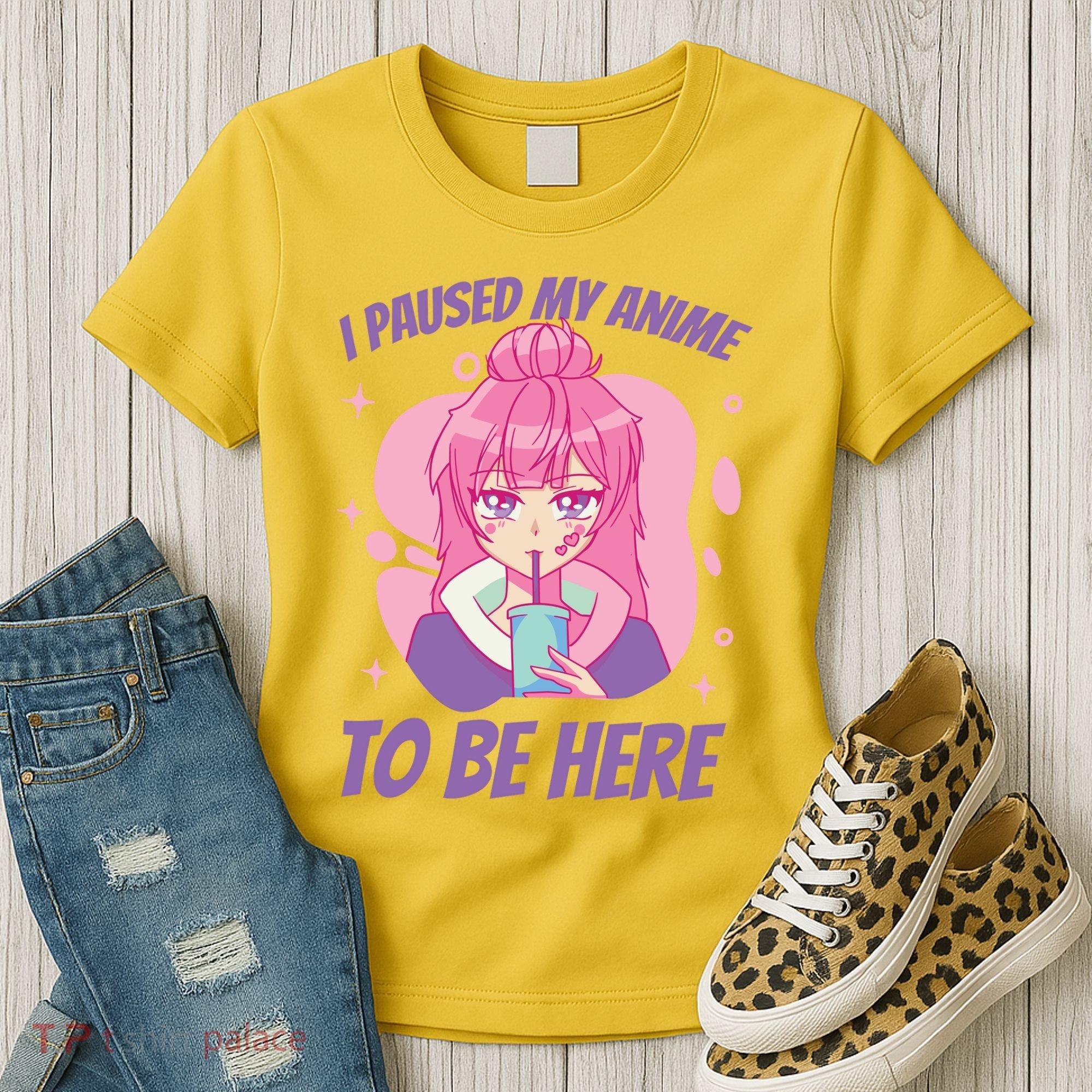 I Paused My Anime To Be Here Women's T-Shirt