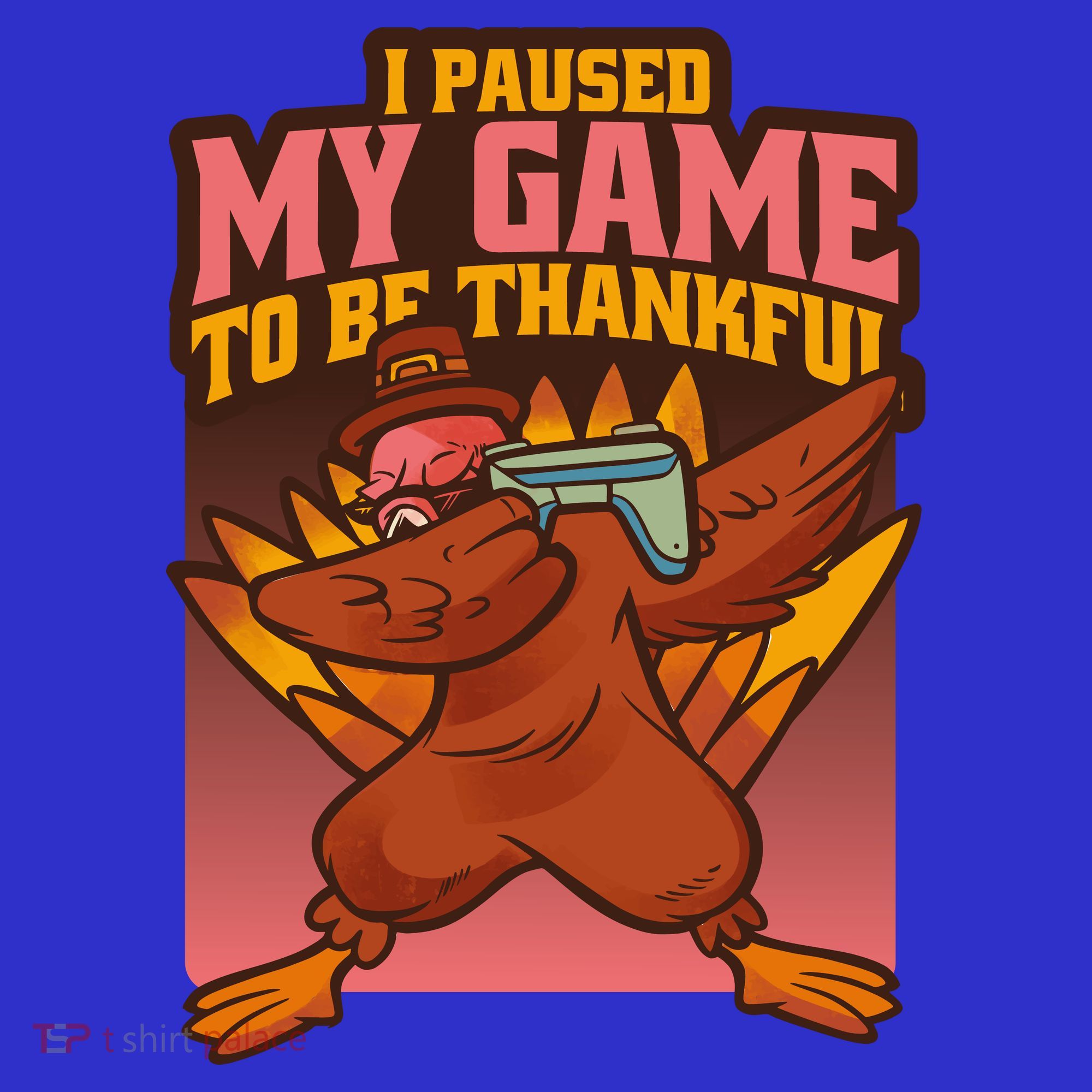 I Paused My Game To Be Thankful Funny Thanksgiving Gamer Women's Tank Top