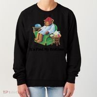 ItS Past My Bedtime Funny Bear Lover Gifts Women's Sweatshirt thumb 0