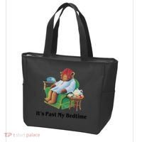 ItS Past My Bedtime Funny Bear Lover Gifts Tote Bag thumb 3