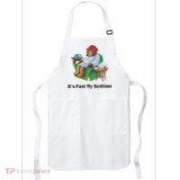 ItS Past My Bedtime Funny Bear Lover Gifts Apron thumb 0