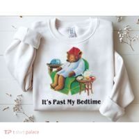 ItS Past My Bedtime Funny Bear Lover Gifts Sweatshirt thumb 2