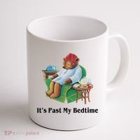 ItS Past My Bedtime Funny Bear Lover Gifts Coffee Mug thumb 1