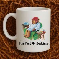 ItS Past My Bedtime Funny Bear Lover Gifts Coffee Mug thumb 2
