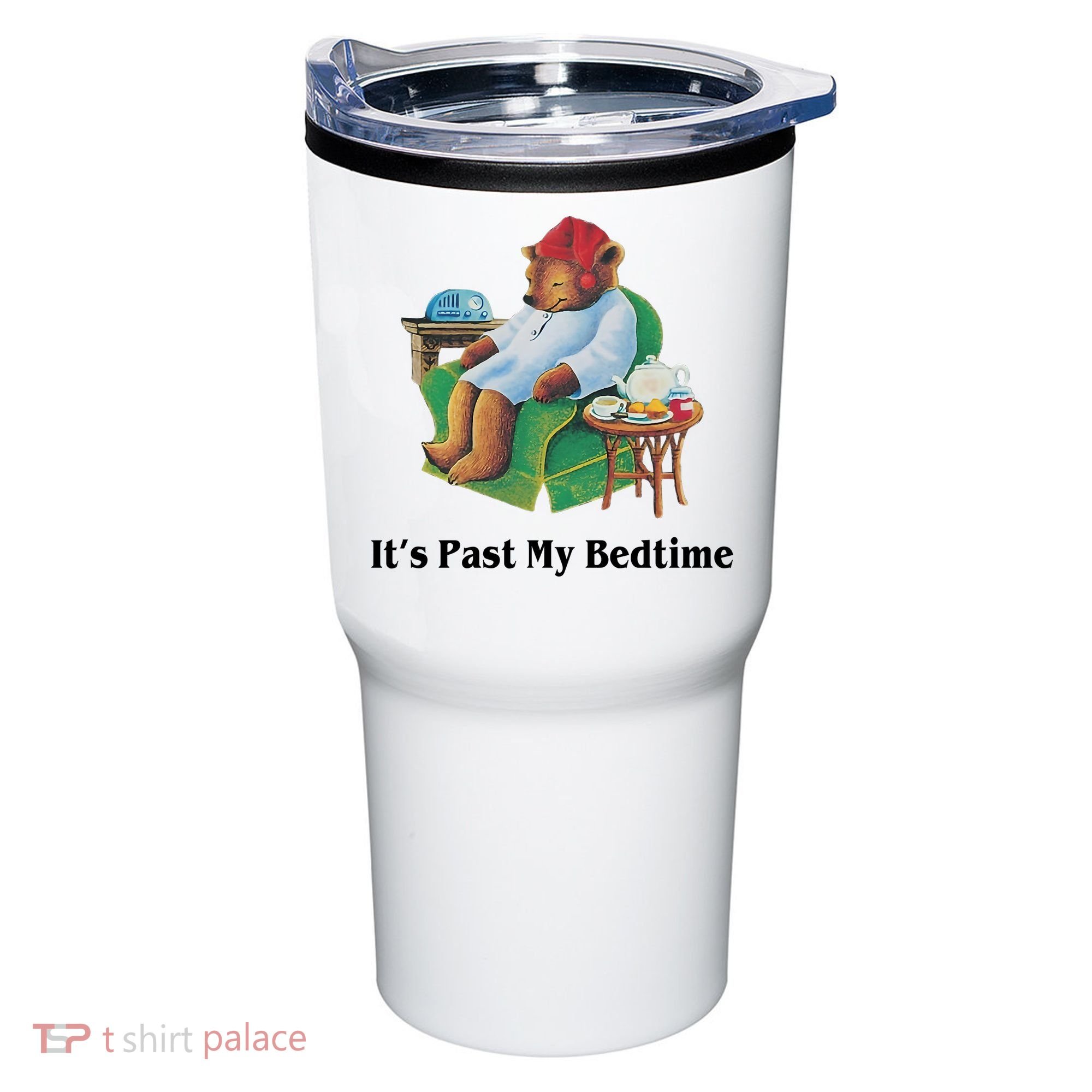 ItS Past My Bedtime Funny Bear Lover Gifts Tumbler