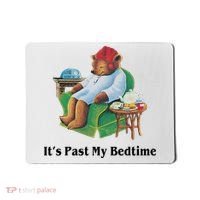 ItS Past My Bedtime Funny Bear Lover Gifts Mousepad thumb 0