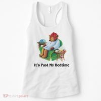 ItS Past My Bedtime Funny Bear Lover Gifts Women's Tank Top thumb 0