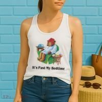 ItS Past My Bedtime Funny Bear Lover Gifts Women's Tank Top thumb 2