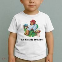 ItS Past My Bedtime Funny Bear Lover Gifts Toddler T-Shirt thumb 2