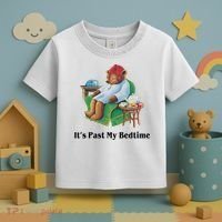 ItS Past My Bedtime Funny Bear Lover Gifts Toddler T-Shirt thumb 3