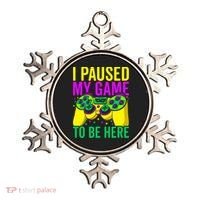 I Paused My Game To Be Here Video Game Beads Mardi Gras Ornament thumb 0