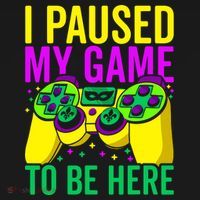 I Paused My Game To Be Here Video Game Beads Mardi Gras Ornament thumb 1