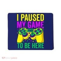 I Paused My Game To Be Here Video Game Beads Mardi Gras Mousepad thumb 0