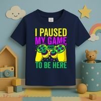 I Paused My Game To Be Here Video Game Beads Mardi Gras Toddler T-Shirt thumb 3