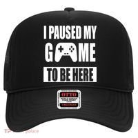 I Paused My Game To Be Here Hat thumb 0